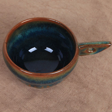 Load image into Gallery viewer, Deep Blue Espresso Cup with Saucer