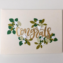 Load image into Gallery viewer, Floral Congrats Card