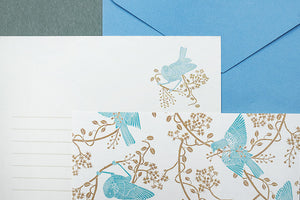 Bird Wood Letter Paper set