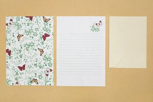 Grass Butterfly Letter Set