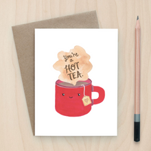 Load image into Gallery viewer, Hot Tea - Greeting Card