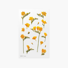 Load image into Gallery viewer, Pressed Flower Sticker - Freesia