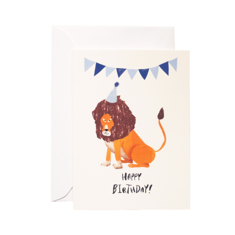 Lion Birthday Card