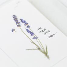 Load image into Gallery viewer, Pressed Flower Sticker - Lavender