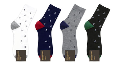 Anchor Patterned Socks