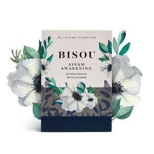 Assam Awakening - Premium Black Tea - Bisou Bar (15 tea bags)