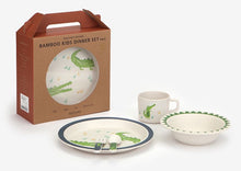 Load image into Gallery viewer, Bamboo Kids Dinner Set ver.2 - Crocodile
