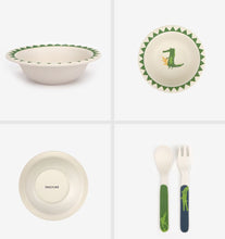 Load image into Gallery viewer, Bamboo Kids Dinner Set ver.2 - Crocodile