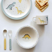 Load image into Gallery viewer, Bamboo Kids Dinner Set ver.2 - Dinosaur