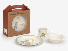 Load image into Gallery viewer, Bamboo Kids Dinner Set ver.2 - Dinosaur