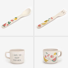 Load image into Gallery viewer, Bamboo Kids Dinner Set ver.2 - Fresh Fruit