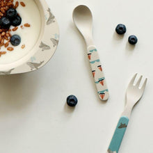 Load image into Gallery viewer, Bamboo Kids Spoon and Fork - Calm Ship