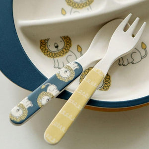 Bamboo Kids Spoon and Fork - Little Lion
