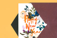 Load image into Gallery viewer, Happy New Year White Camellia - Greeting Card