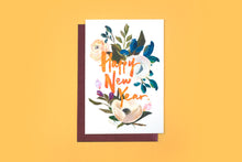 Load image into Gallery viewer, Happy New Year White Camellia - Greeting Card