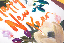 Load image into Gallery viewer, Happy New Year White Camellia - Greeting Card