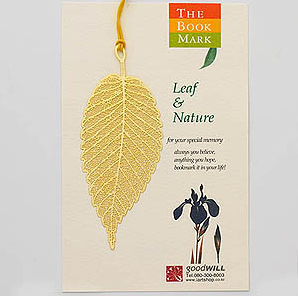 Gold-Plated Bookmark - Celtis