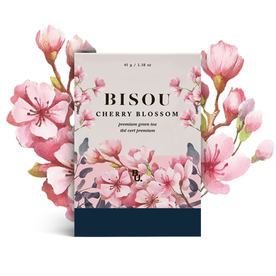 Cherry Blossom - Premium Green Tea - Bisou Bar (15 tea bags)