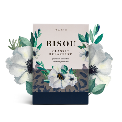 Classic Breakfast - Premium Black Tea - Bisou Bar (15 Tea Bags)