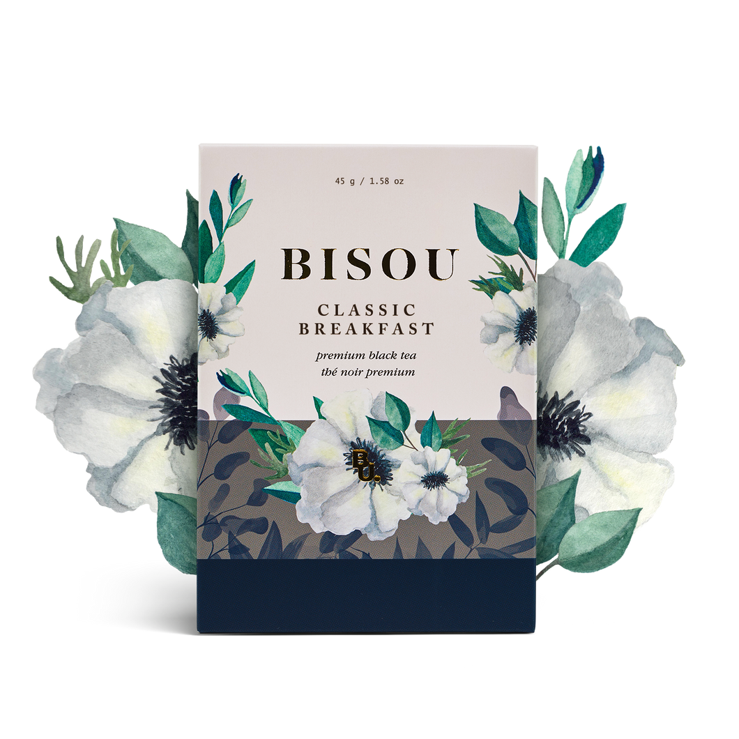 Classic Breakfast - Premium Black Tea - Bisou Bar (15 Tea Bags)