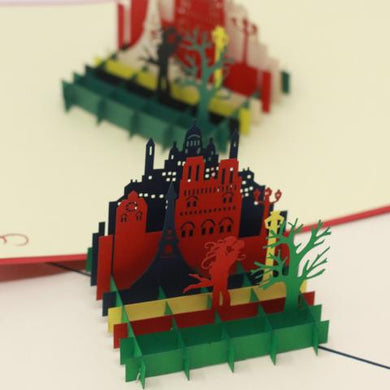 Love in Paris - Pop Up Card