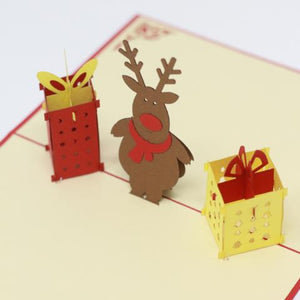 Rudolph - Pop Up Card