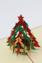 Load image into Gallery viewer, Geometric Tree - Pop Up Card