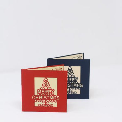 Swirly Christmas Tree - Pop Up Card
