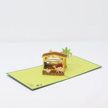 Load image into Gallery viewer, Nativity Scene - Pop Up Card