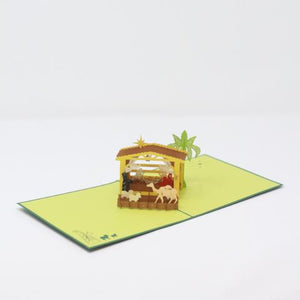 Nativity Scene - Pop Up Card