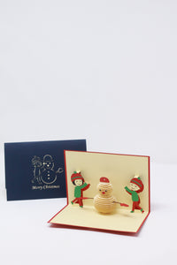 Building a Snowman - Pop Up Card