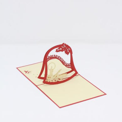 Candle and Bell - Pop Up Card