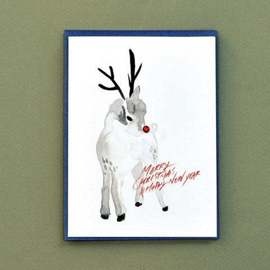 Watercolor Deer - Greeting Card
