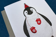 Load image into Gallery viewer, Red Hat Penguin Card
