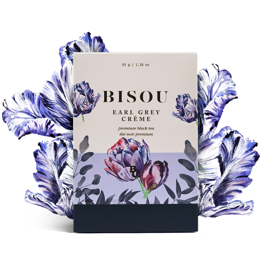 Earl Grey Crème - Premium Black Tea - Bisou Bar (15 Tea Bags)