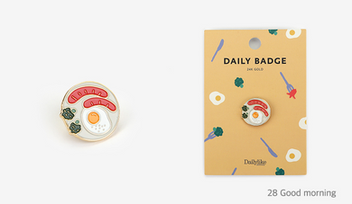 Enamel Pin - Egg and Sausage
