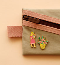 Load image into Gallery viewer, Enamel Pin Set - Flower Shop