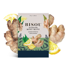 Load image into Gallery viewer, Ginger Mint Maté - Premium Herbal Tea - Bisou Bar