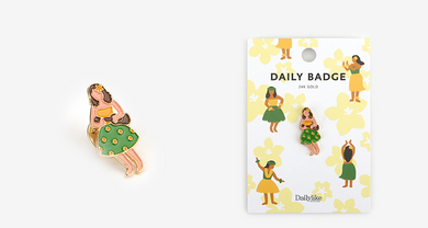 Enamel Pin - 18 Hula