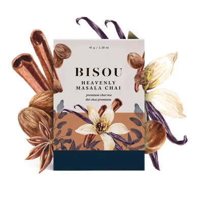 Heavenly Masala Chai - Premium Chai Tea - Bisou Bar (15 Tea Bags)