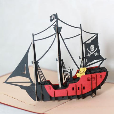 Pirate Ship - Pop Up Card