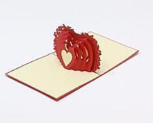 Load image into Gallery viewer, 3D Heart - Pop Up Card