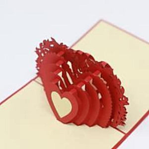 3D Heart - Pop Up Card