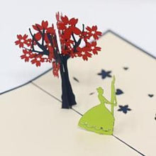 Load image into Gallery viewer, Happy Wedding Dancing Under Tree - Pop Up Card