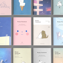 Load image into Gallery viewer, Grid Pocket Notebook - Ice Cream