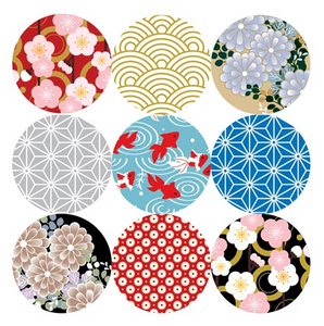 Japanese Pattern Stickers