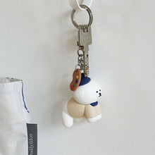 Load image into Gallery viewer, Toy Keyring - Paint Bichon