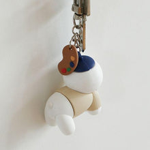 Load image into Gallery viewer, Toy Keyring - Paint Bichon