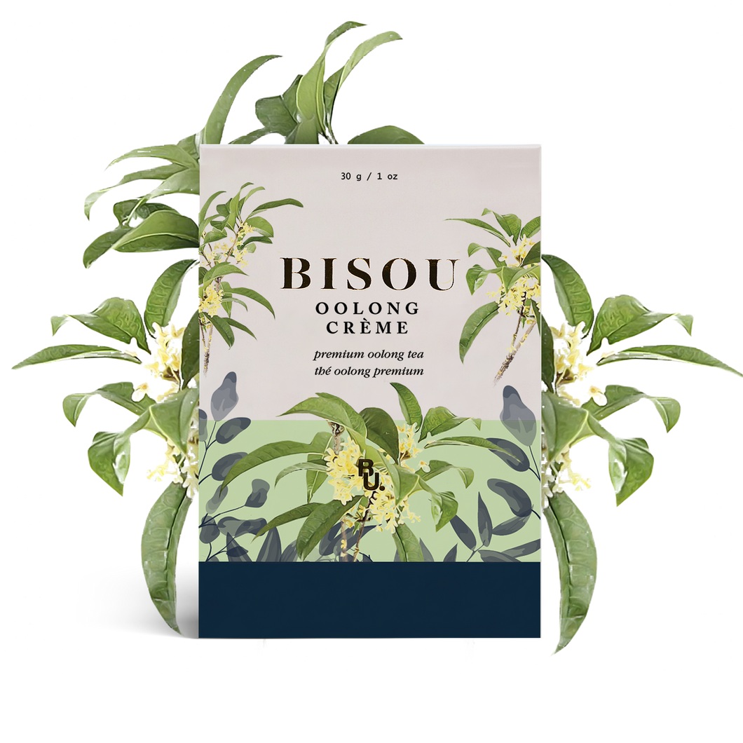 Oolong Crème - Premium Oolong Tea - Bisou Bar (15 Tea Bags)