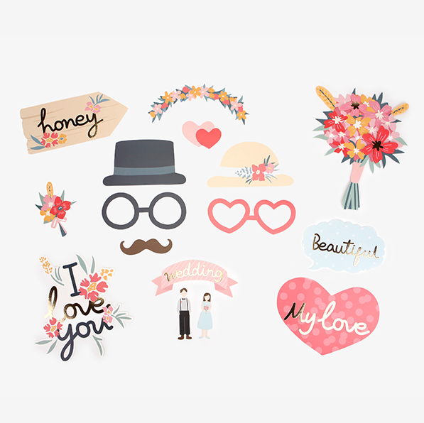 Wedding Photo Prop Kit